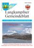 Langkampfner Gemeindeblatt 1. Quartal 2010