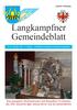 Langkampfner Gemeindeblatt 4. Quartal 2009
