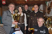 Siegerfoto Team Herren: Mohn Manfred, Bgm Wechner Hedi, SR Obitzhofer Andreas, OSCHM Bauhofer Alfred, Aufschnaiter Hubert