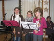 Die Kinder der Landesmusikschule Wörgl erfreuen uns mit ihren Liedern.