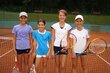 Tiroler Meister Mädchen U 12: v.l.: Julia Praxmarer, Sarah Kruk, Claudia Aufschnaiter und Carina Sammer