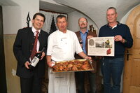 Christoph Morandell, Peter Moser, Hubert Flörl und Stefan Heger. Foto: Eberharter