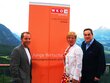 Markus Gwiggner (Landesvorsitzender JW Tirol), Barbara Zitterbart (GF Daka Entsorgung), Stephan Kobinger (Bezirksvorsitzender JW Schwaz)