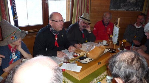 Jahreshauptversammlung 2015 im Alpengasthof Dias