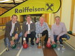 Im Bild: Die Dorfmeister "Mannschaft": KMK Herren Max Egger, BGM Hermann Ritzer, Siegi Zierl und Peter Egger.