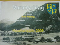 Voranschlag 2009