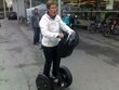 Gemeinderätin Regina Huber machte beim Segwaytest eine gute Figur!