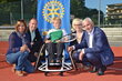 Von links: Vereinsobfrau Martina Eder, RZ-Verwaltungsdirektor Andreas Edenhauser, Rotary Past-Präsidentin Natalie Hager-Erharter und Präsident Arnold Altenmüller 