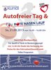 Plakat Autofreier Tag & Rote Nasen Lauf 2013
