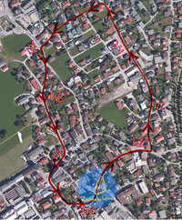 Route Faschingsumzug 2020