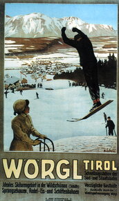 Wörgl im Winter - Plakat aus 1909
