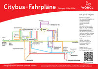 Übersichtsplan CityBus Wörgl