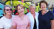 Hannelore Rueland, Brigitte Skrivan, Gini Striede und Angela Nacci