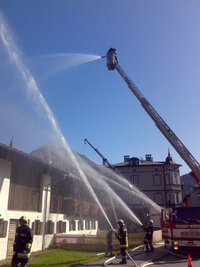 Feuerwehrübung beim Karglbauern