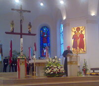 Erzbischof Dr. Alois Kothgasser bei seiner Rede zum Herz-Jesu-Gelöbnis