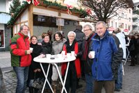 Foto, Stadtrat Michael Pfeffer, Andrea Reiter, die Häringer Gemeinderätin Regina Huber, VBgm. Hedi Wechner, Annemarie Dinkhauser, Rainer Dinkhauser, Peter Hotter