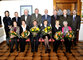 vlnr: Bgm. Wechner, Fam. Ebner, Fam. Ager Sonja und Peter, Fam. Ager Marianne und Johann, Fam. Schumacher, Fam. Berger, Fam. Gwiggner, BH-Mann Stv. Dr. Haberl