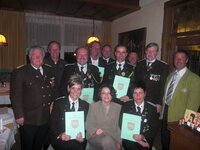 Foto vlnr: Ing. Mair Hansjörg, Widschwentner Hubert, Werlberger Sandra, Oberhofer Robert, Lanzinger Josef, Oberhofer Hansi jun., Wechner Hedi, Riedmann Florian, Waller Peter, Werlberger Silvia, Patka Walter, Lanner Johann