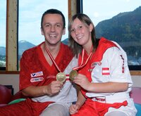 Juso Prosic und Jenny Czappek vom KC-Kruckenhauser 