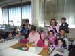 Die Kinder zu Besuch bei der Firma JORDAN 