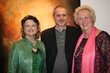 Bürgermeisterin Hedi Wechner , Künstler Norbert Fritz  und Dir. Brigitte Rebitsch (von links)