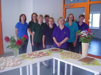 Marlene, Maria, Anni, Lisi, Ingrid, Maridl und Sylvia