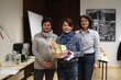 Frau Bianca Steindl mit Bgm Wechner und Vzbgm Treichl