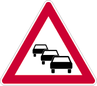 Verkehrsbehinderung - Straßensperre