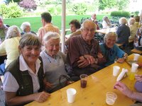 Vzbgm. Steiner, Frau Mehr, Herr Ehrenstrasser und Frau Zugal unterhielten sich blendend.