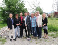 Bgmin. Hedi Wechner, VBgmin. Evelin Treichl, GR Johannes Puchleitner, LA Alois Margreiter, VBgm. Dr. Andreas Taxacher, GR Manfred Mohn, GR Elke 