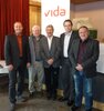 Gruppenfoto: Günther Mayr, Rudolf Srba, Helmut Pangrazzi, Werner Spöck, Heinz Handl