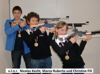 Christine Fill, Nico Kecht und Marco Ruberto