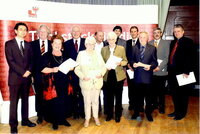 Ausgezeichnete Vereinsfunktionäre der Stadt Wörgl mit LH, BH und Bgm.