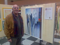 Peter Valeruz aus Kirchbichl mit einem seiner Werke