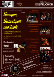 Volksmusikabend - "Gsungen, Gwüschpelt und Zupft“