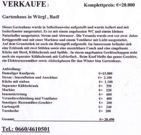 Angebot