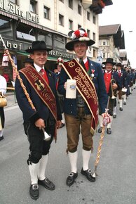 Die beiden Kapellmeister Thomas Scheiflinger (BMK Wörgl) und Thomas Resch (BMK Bruckhäusl)