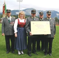 Erich Lettenbichler, Christa Sprenger, LH Günther Platter, Hannes Stadlwieser, Hermann Hotter