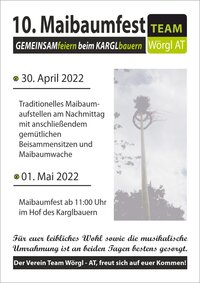 Einladung Maifest  Früschoppen 2022
