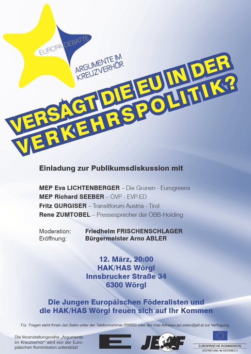 Einladung, zur Publikumsdiskussion