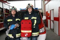 Christoph Spitzl und Stefan Hagleitner, die beiden Wörgler Feuerwehrsanitäter