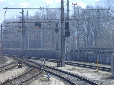 Terminal Wörgl Süd - Blick vom Terminal Nord