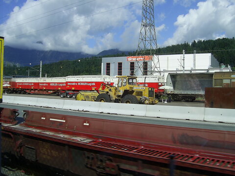 Blick auf den Bahnhof Wörgl Terminal Nord