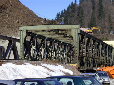 Alte Achbrücke nach dem Itterer Tunnel - Detail
