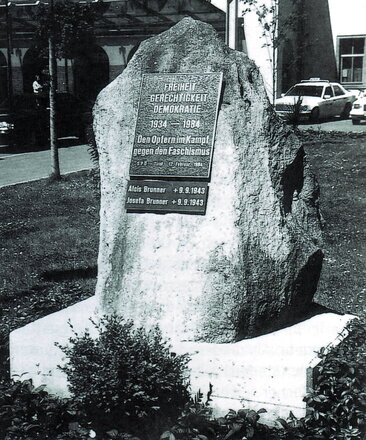Denkmal anlässlich des Bürgerkriegs 1934