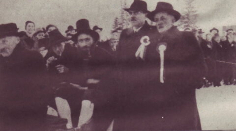 Präs. Alois Mayr und Vizepräs. Hans Schipflinger (von rechts)