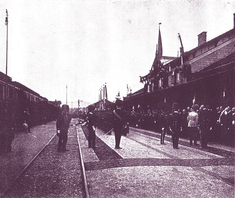 Kaiser Franz Josef I. am Wörgler Bahnhof